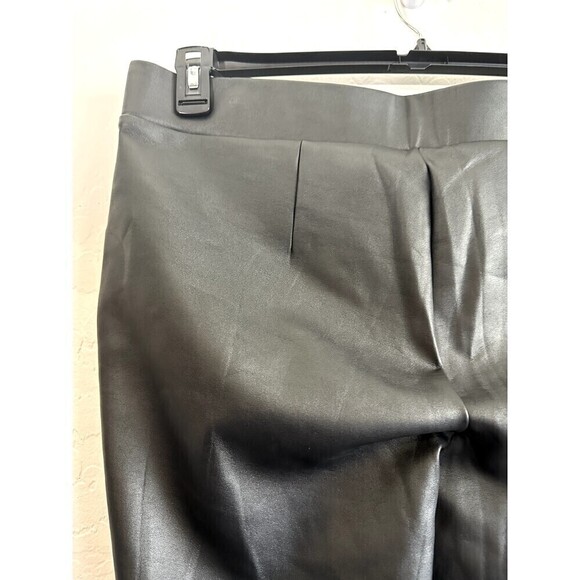 Loft Woman's Faux Leather Pull On Leggings Size 14 Grunge Moto Rock Punk Retro - Picture 16 of 16